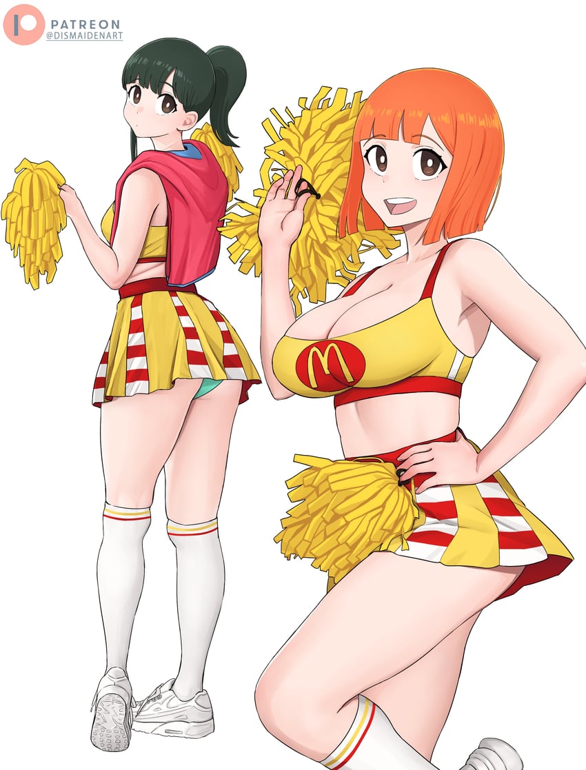 mother and girlfriend (mcdonald's and 1 more) drawn by dismaiden