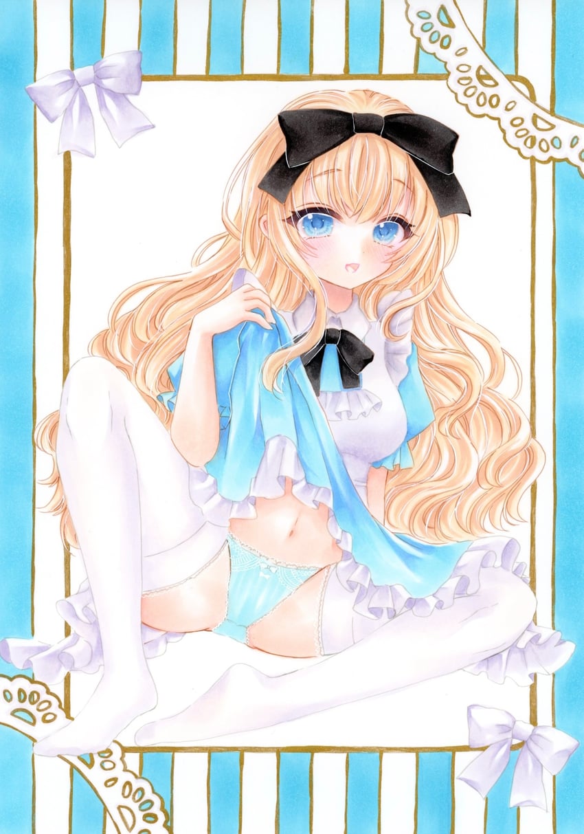 alice (alice's adventures in wonderland) drawn by yuuki_hana_(jtnp5334)