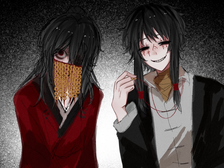 ziche fuzhao and li huowang (touqi guaitan and 1 more) drawn by wozaliao