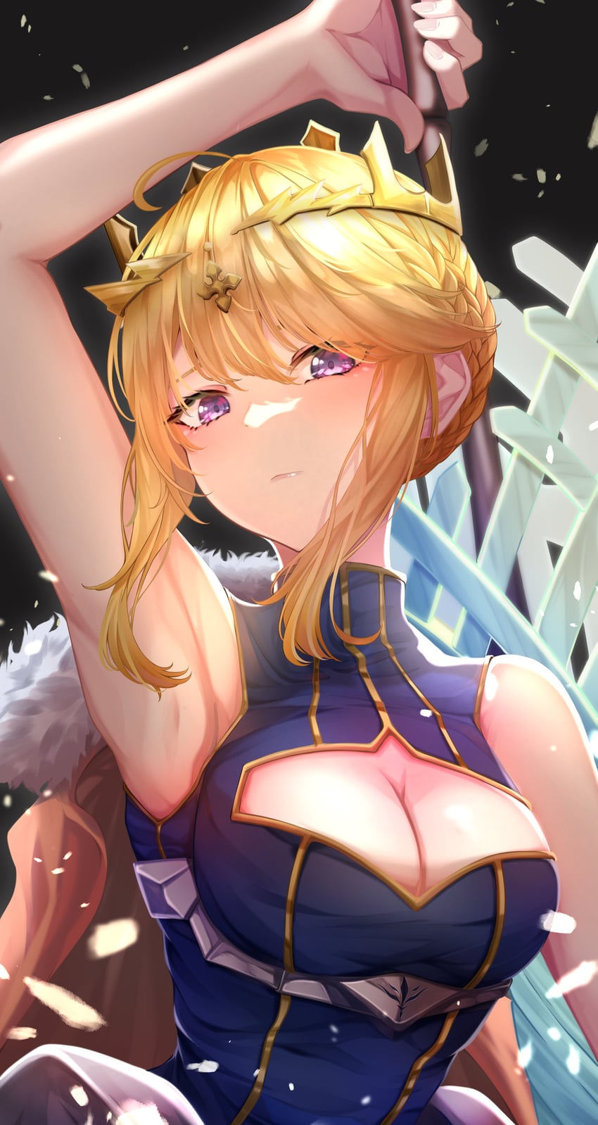 artoria pendragon (fate and 1 more) drawn by hanahashi_bagara