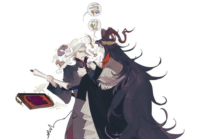 witch king and fremont (arknights) drawn by kaifei_(kaifei_29)