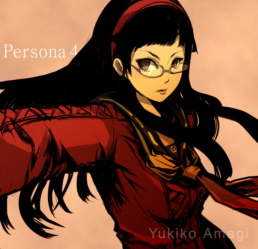 amagi yukiko (persona and 1 more) drawn by mineta_naoki