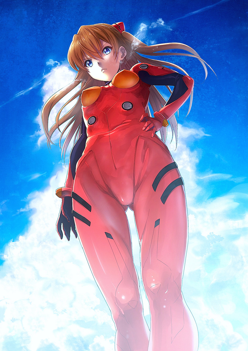 souryuu asuka langley (neon genesis evangelion) drawn by isshi_pyuma