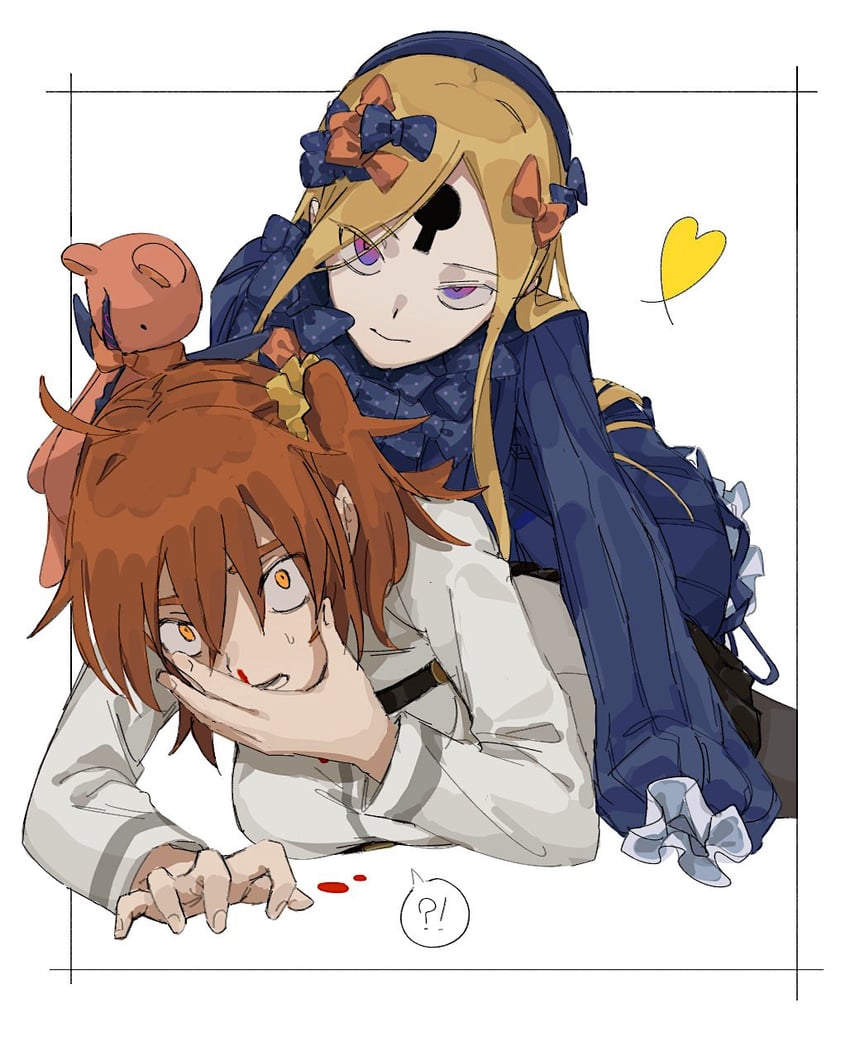 fujimaru ritsuka and abigail williams (fate and 1 more) drawn by uro_(kyoka315)