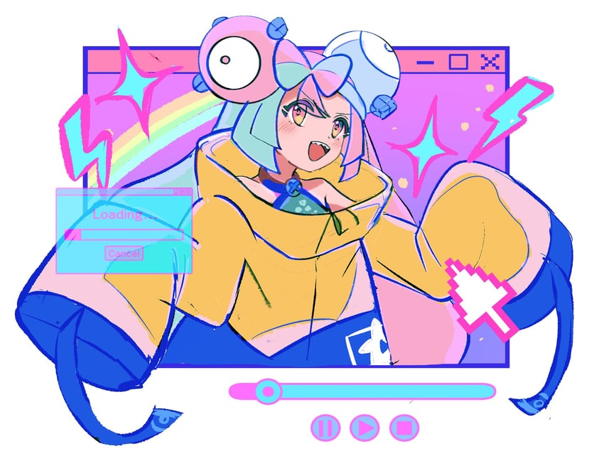 iono (pokemon and 1 more) drawn by anzu_(01010611)