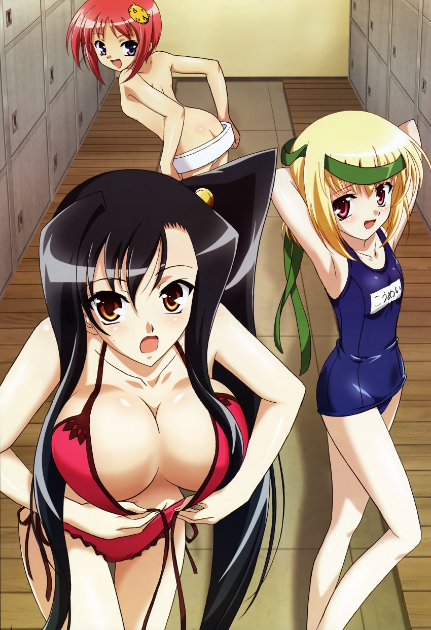 kan'u, shokatsuryou, and chouhi (koihime musou and 1 more) drawn by hiratsuka_tomoya