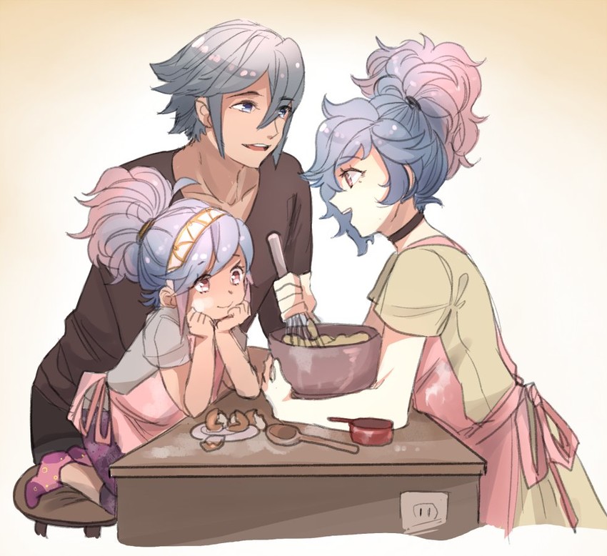 soleil, peri, and laslow (fire emblem and 1 more) drawn by shy_(ribboneels)