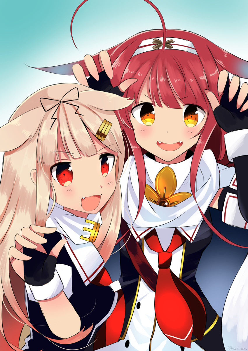 yuudachi, yuudachi kai ni, kawakaze, and kawakaze kai ni (kantai collection) drawn by fujiyama_ichiha
