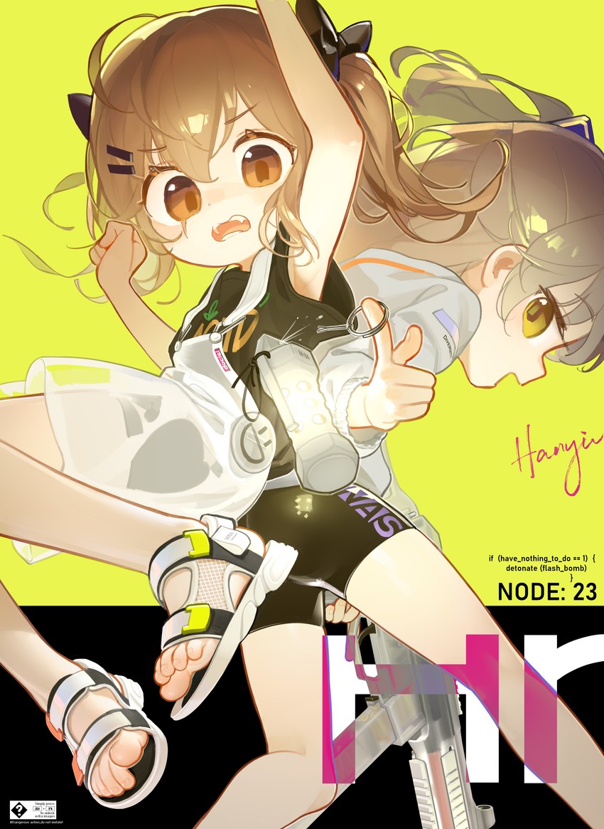 ump45 and ump9 (girls' frontline) drawn by tianliang_duohe_fangdongye