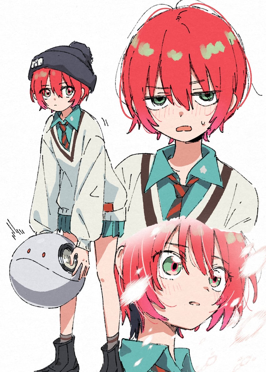 amate yuzuriha and haro (gundam and 1 more) drawn by matsuda_hikari