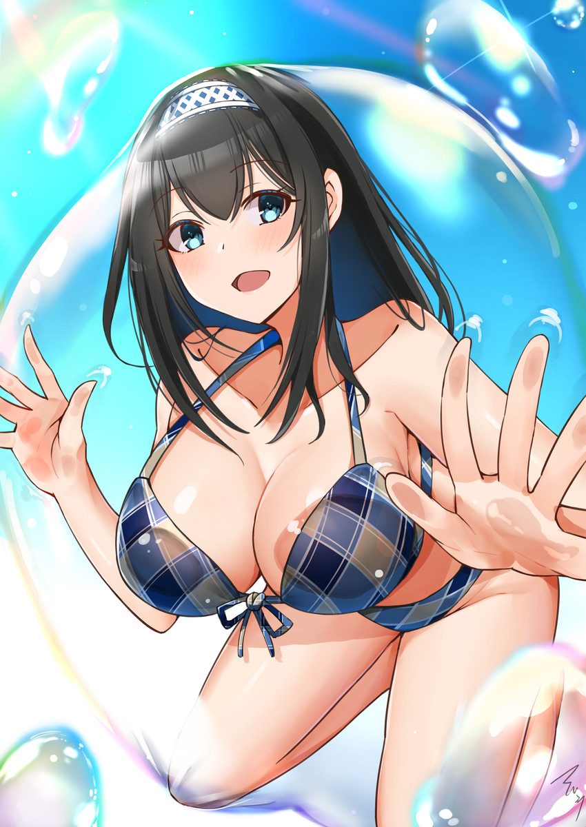 sagisawa fumika (idolmaster and 1 more) drawn by mabanna