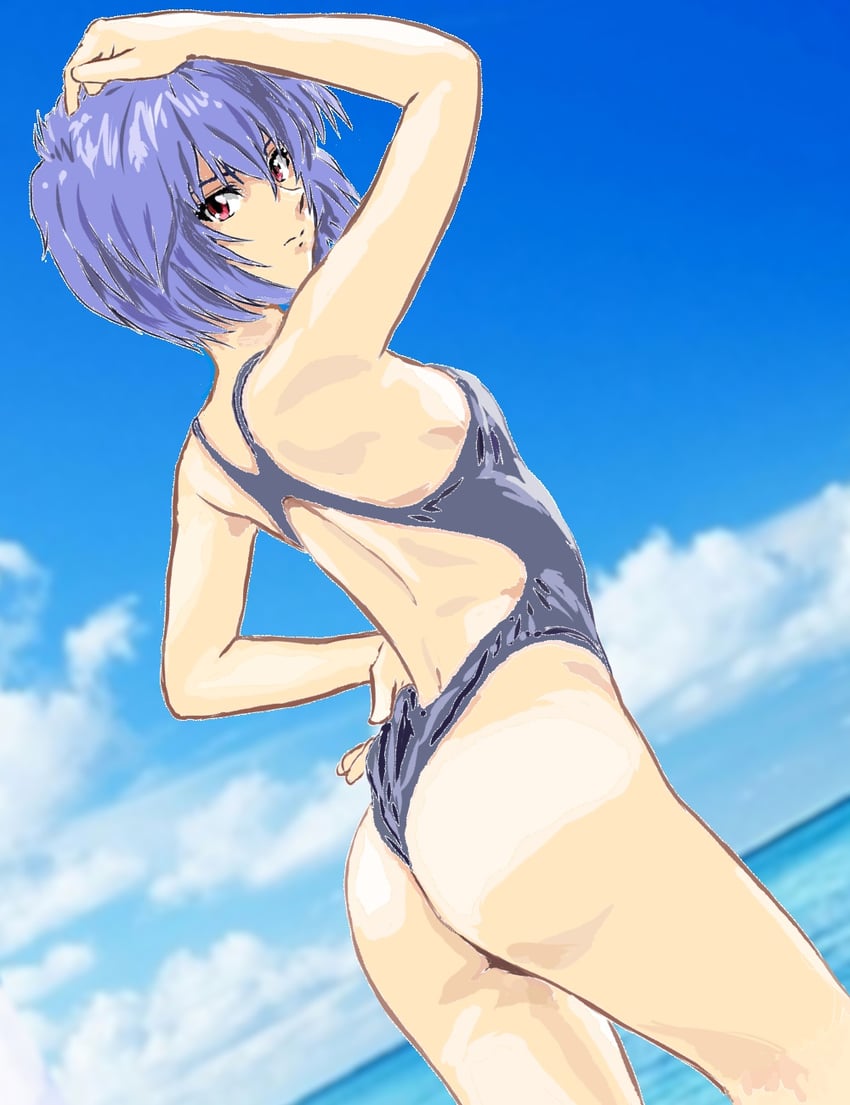 ayanami rei (neon genesis evangelion) drawn by mizumori_keiichi