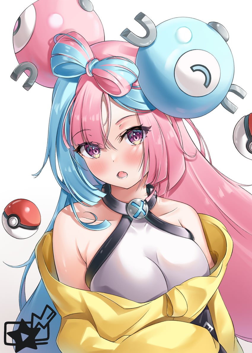 iono and magnemite (pokemon and 1 more) drawn by nekoya_minamo