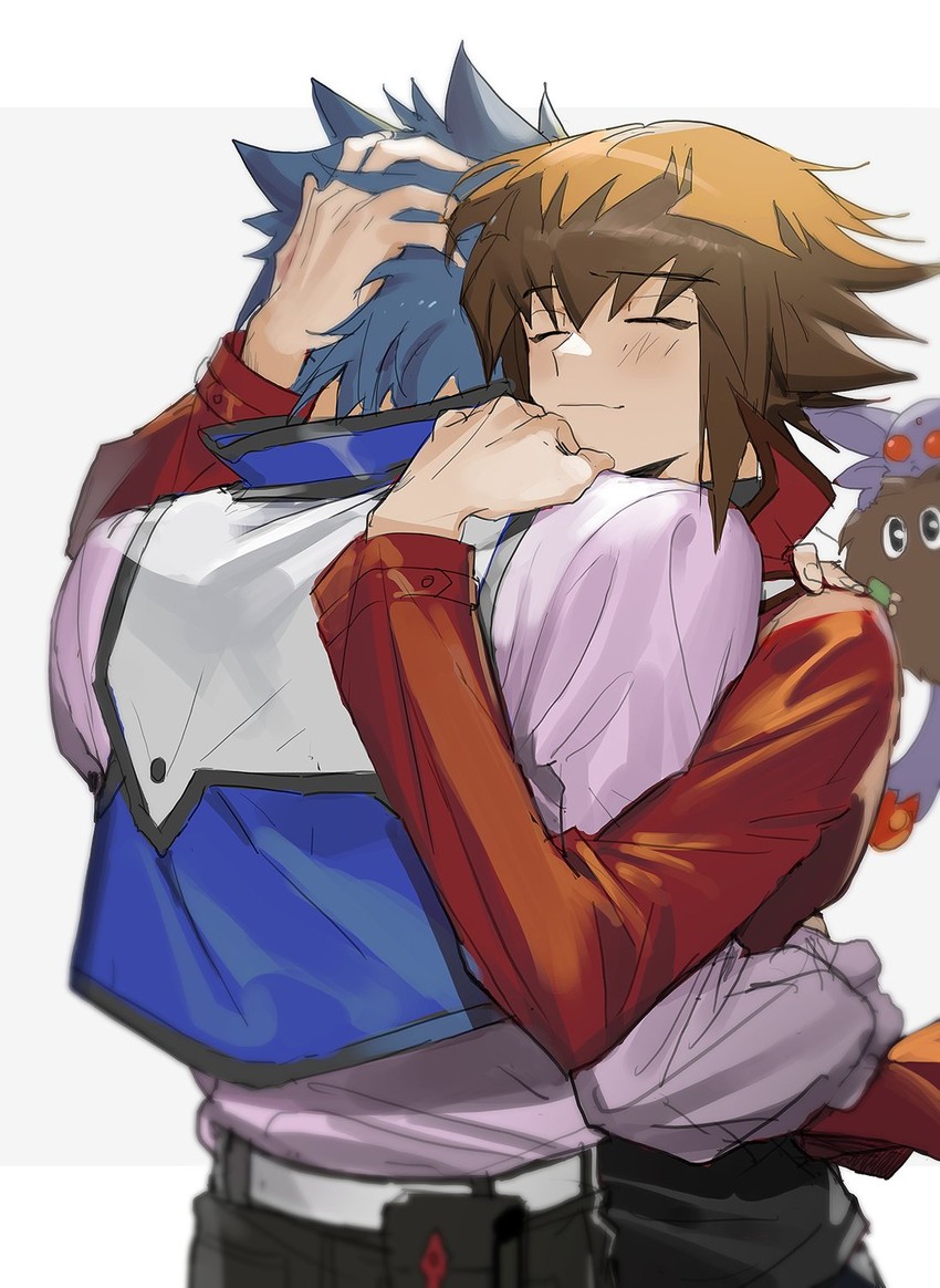 Yuuki Juudai Johan Andersen Winged Kuriboh And Crystal Beast Ruby Carbuncle Yu Gi Oh And 1 More Drawn By Cocaduel Danbooru