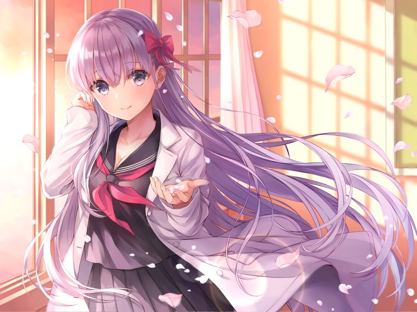 matou sakura (fate and 3 more) drawn by higeneko