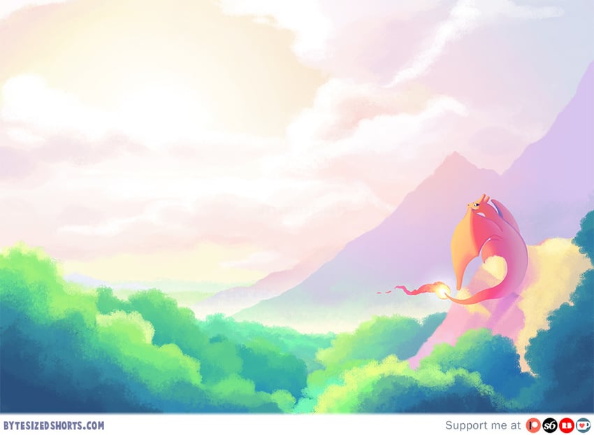 charizard (pokemon) drawn by bytesizedshorts