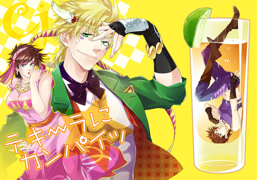 joseph joestar and caesar anthonio zeppeli (jojo no kimyou na bouken and 1 more) drawn by hiokirasu