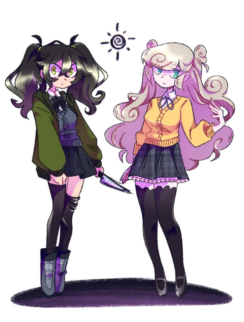 player character and kylar (degrees of lewdity) drawn by imswellinhell