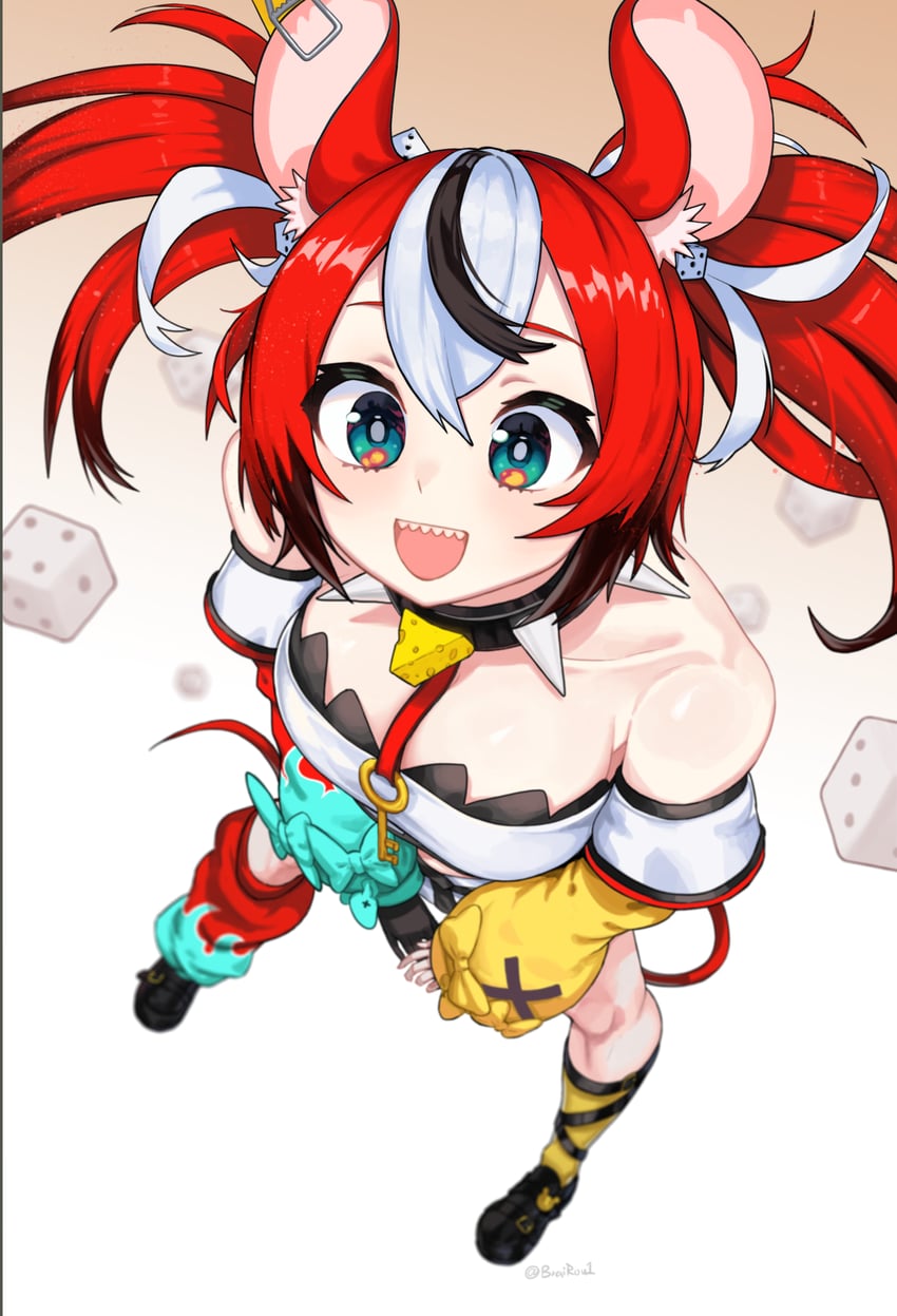 hakos baelz (hololive and 1 more) drawn by food211