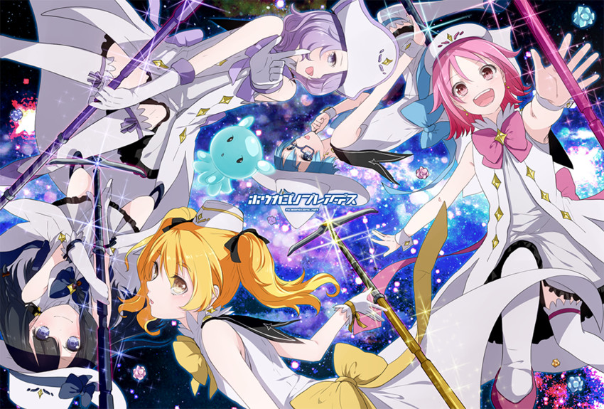 subaru, hikaru, itsuki, pleiadean, aoi, and 1 more (houkago no pleiades) drawn by monicanc