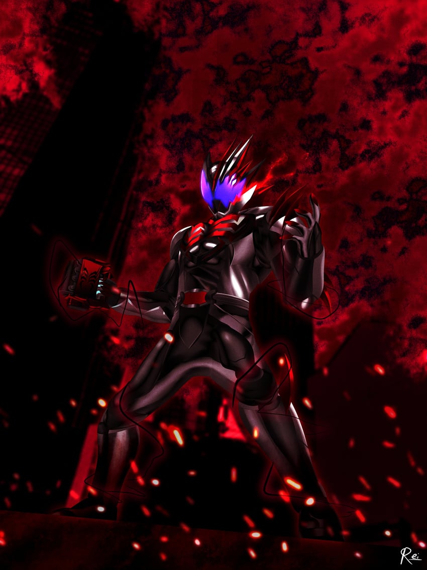 kamen rider vail, vail, and crimson vail (kamen rider and 1 more) drawn by reiei_8