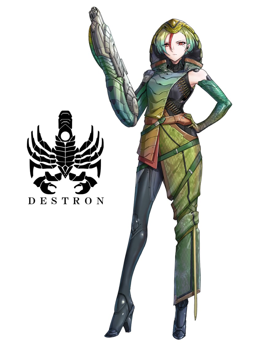 machine gun snake (kamen rider and 1 more) drawn by eidenjyou1997
