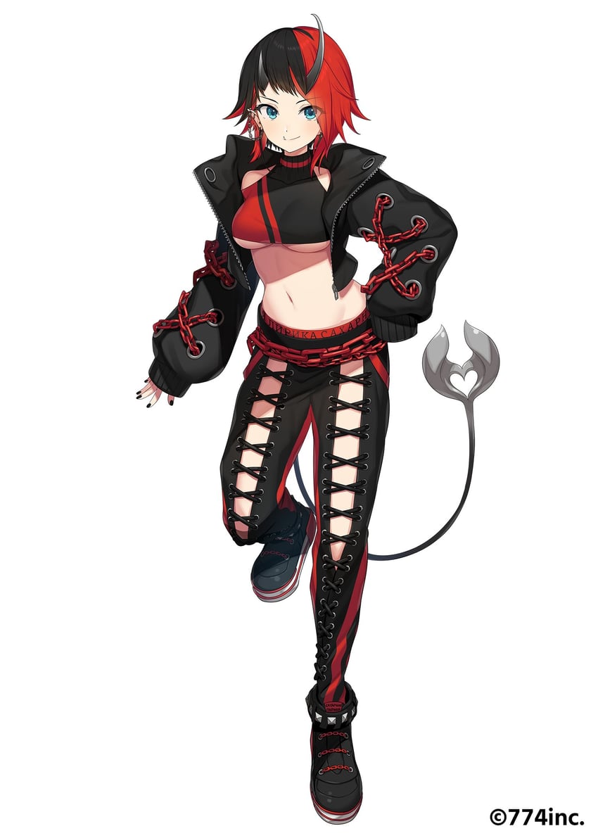 ryugasaki rene (nanashi inc. and 1 more) drawn by green322