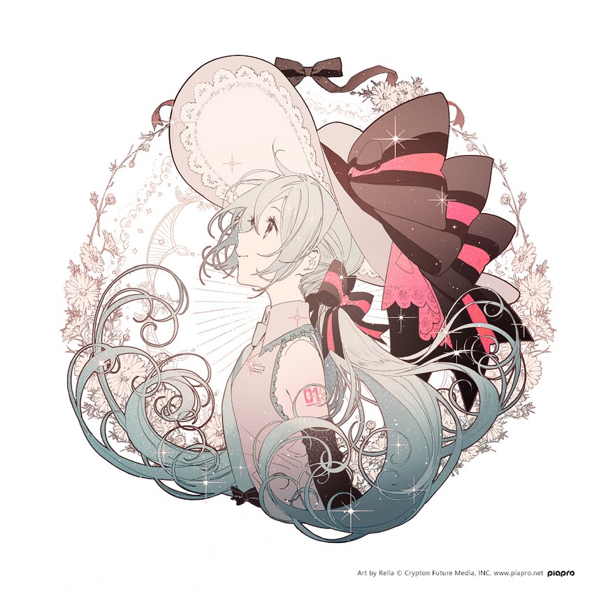 hatsune miku (vocaloid) drawn by rella
