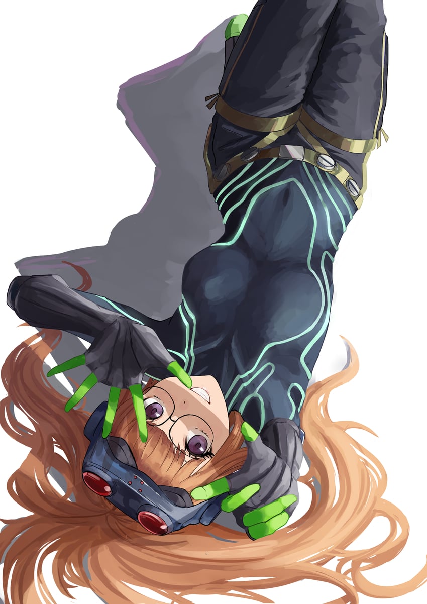 sakura futaba and oracle (persona and 1 more) drawn by nemo_ringo