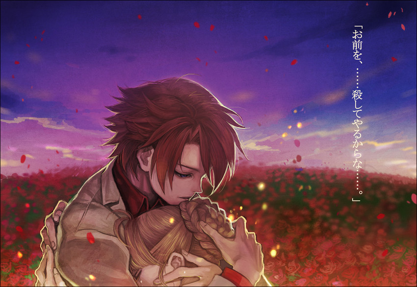 beatrice and ushiromiya battler (umineko no naku koro ni) drawn by agasang
