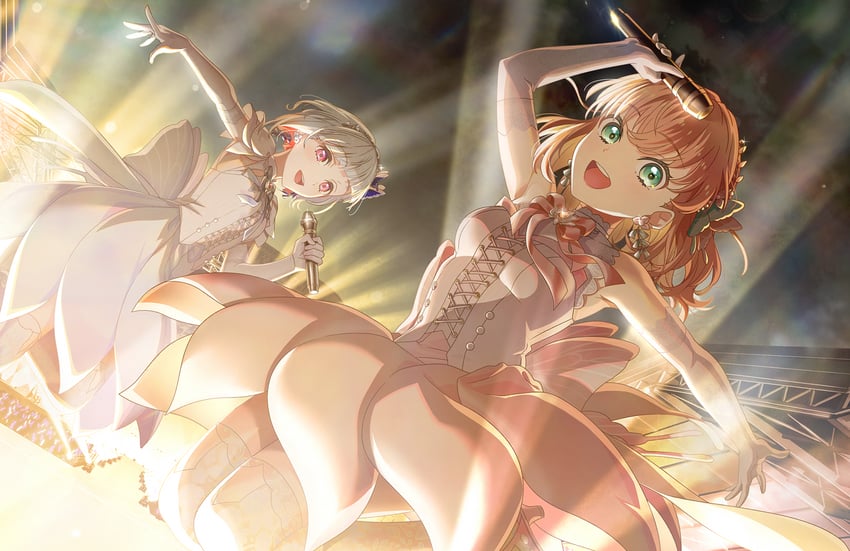 hinoshita kaho and yugiri tsuzuri (love live! and 1 more)