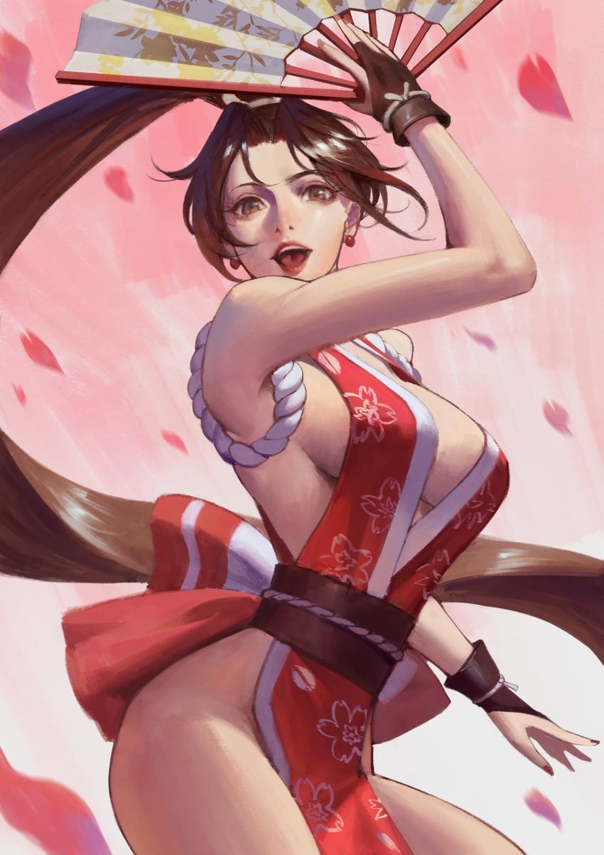 shiranui mai (street fighter and 2 more) drawn by phamoz