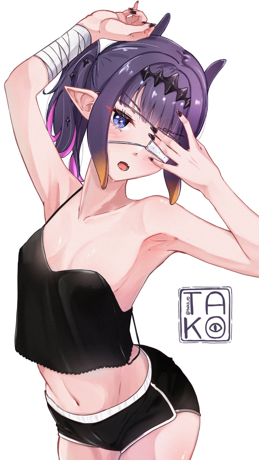 ninomae ina'nis (hololive and 1 more) drawn by takoroki