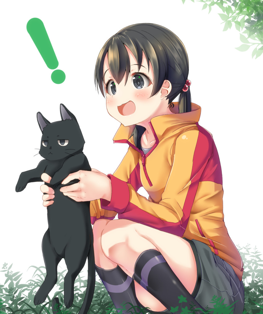 kuramoto chinatsu and chito (flying witch) drawn by mad_(hazukiken)