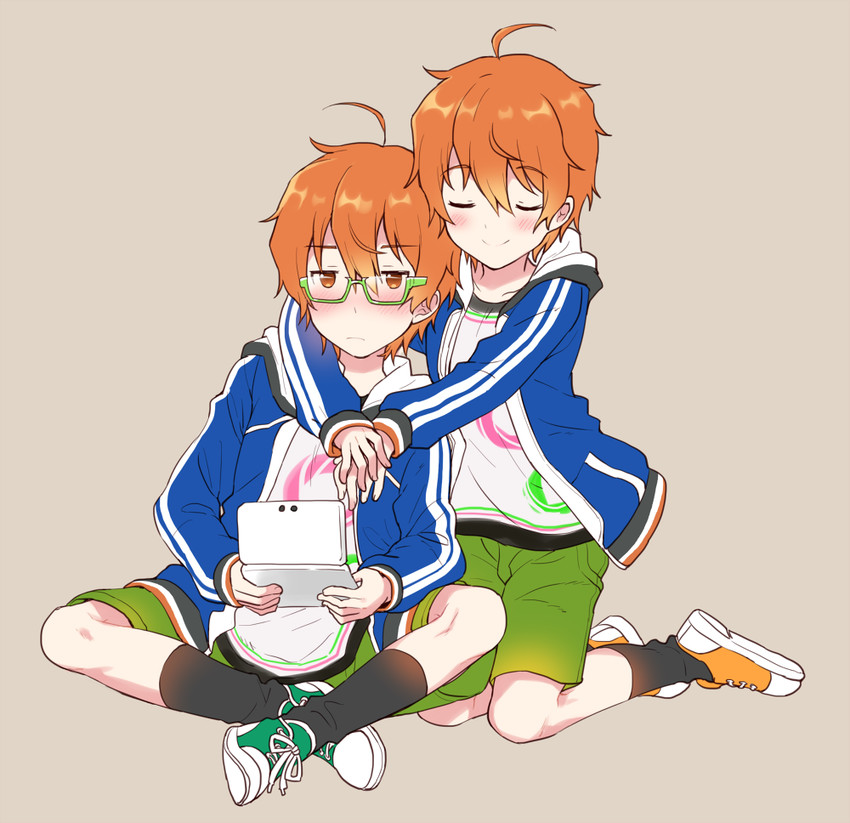 aoi yusuke and aoi kyosuke (idolmaster and 1 more) drawn by kiyose_akame
