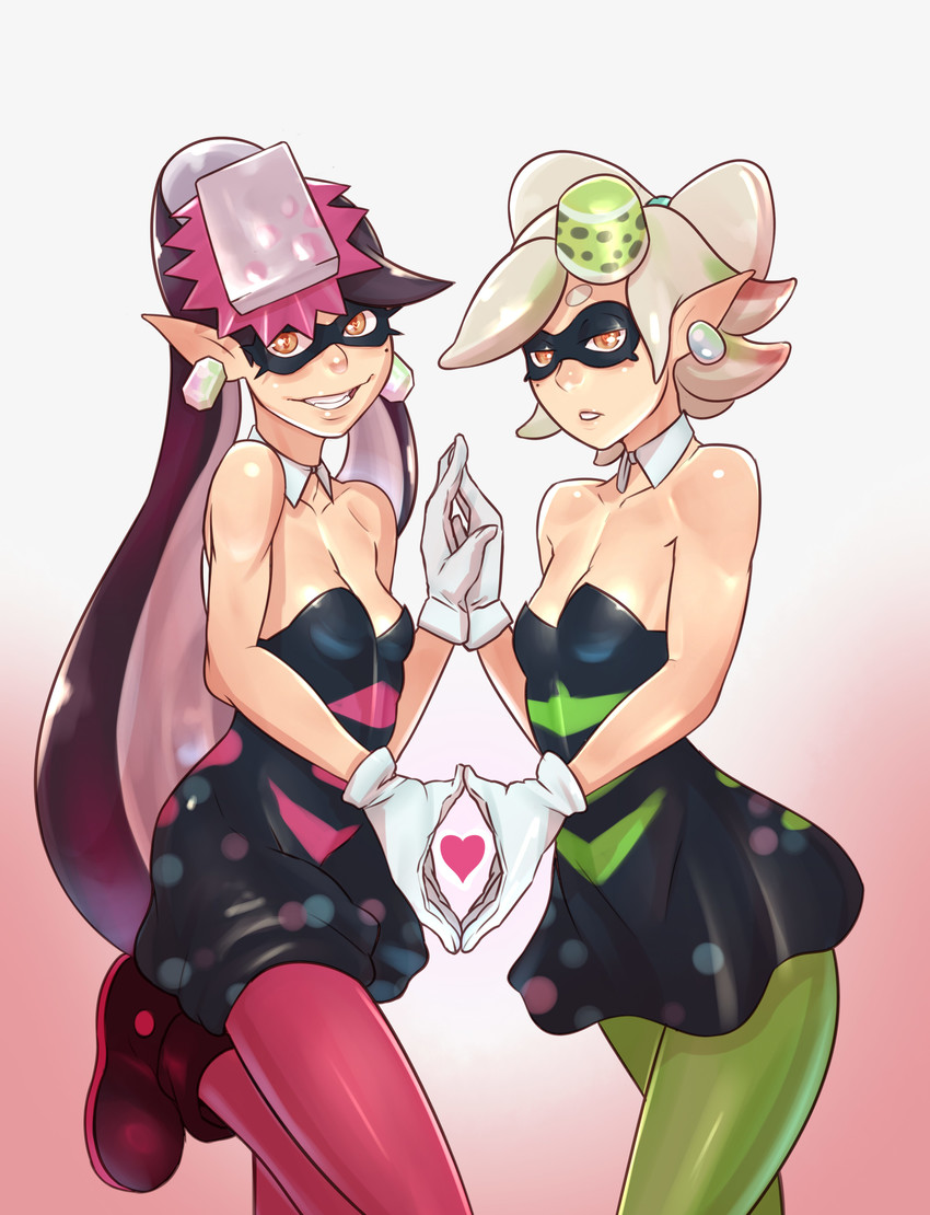 callie and marie (splatoon and 1 more) drawn by john_doe_(jdart)