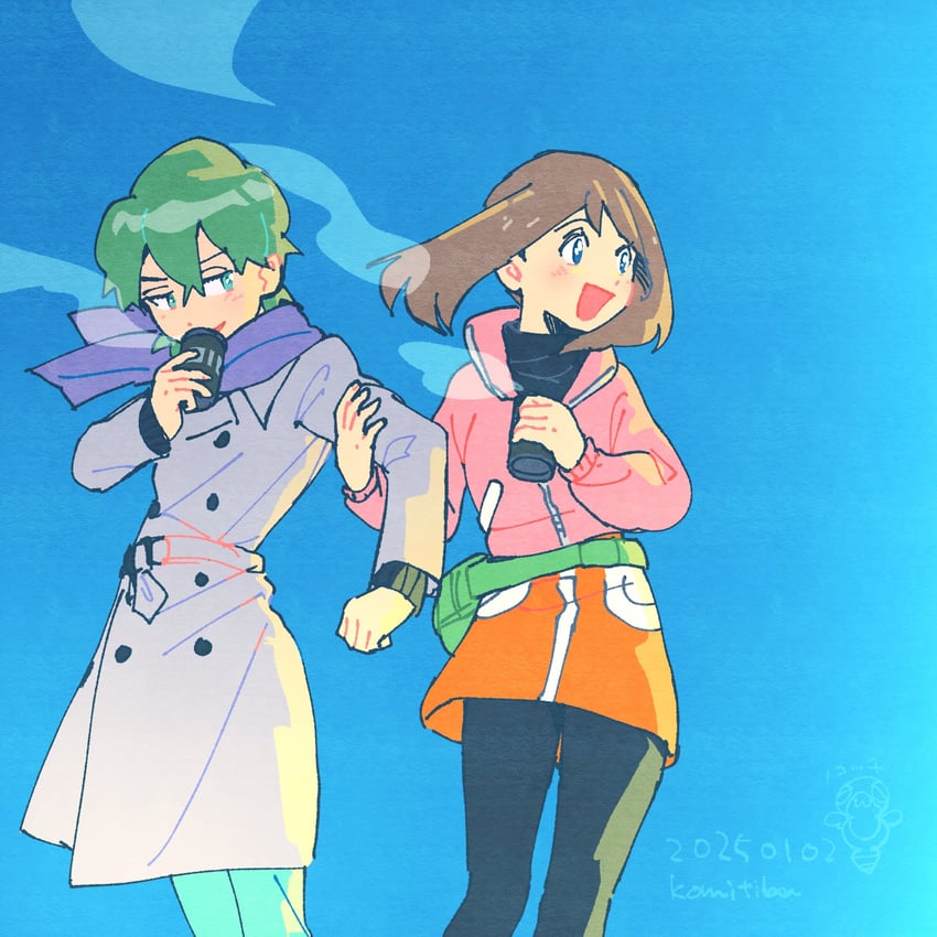 may and drew (pokemon and 1 more) drawn by michi_(komitiba)