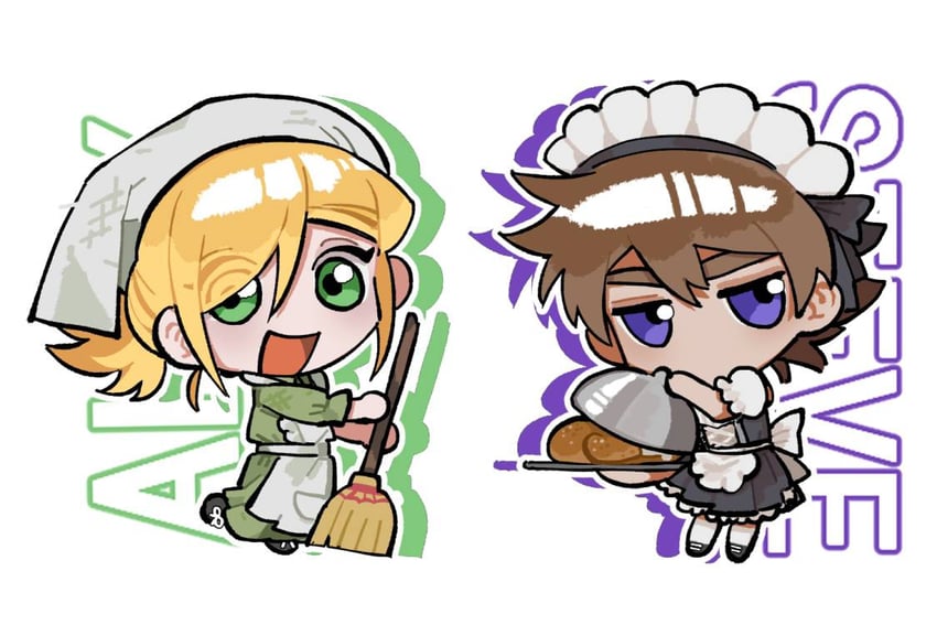 steve and alex (minecraft) drawn by liu_jin_shi_shi