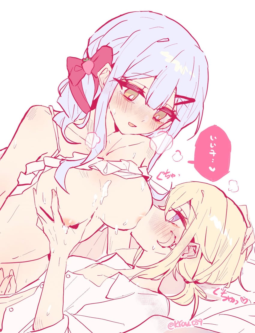togawa sakiko and misumi uika (bang dream! and 2 more) drawn by kyou_039