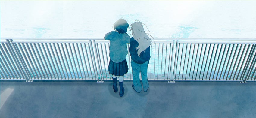 arima haruka and toratani rin (sazanami no shoujo-tachi) drawn by soma_michiko