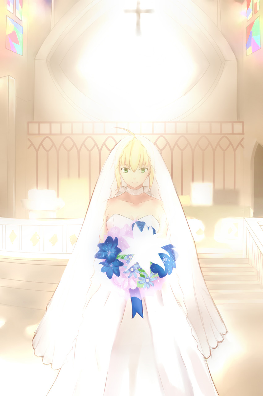 artoria pendragon and saber (fate and 1 more) drawn by dei-en