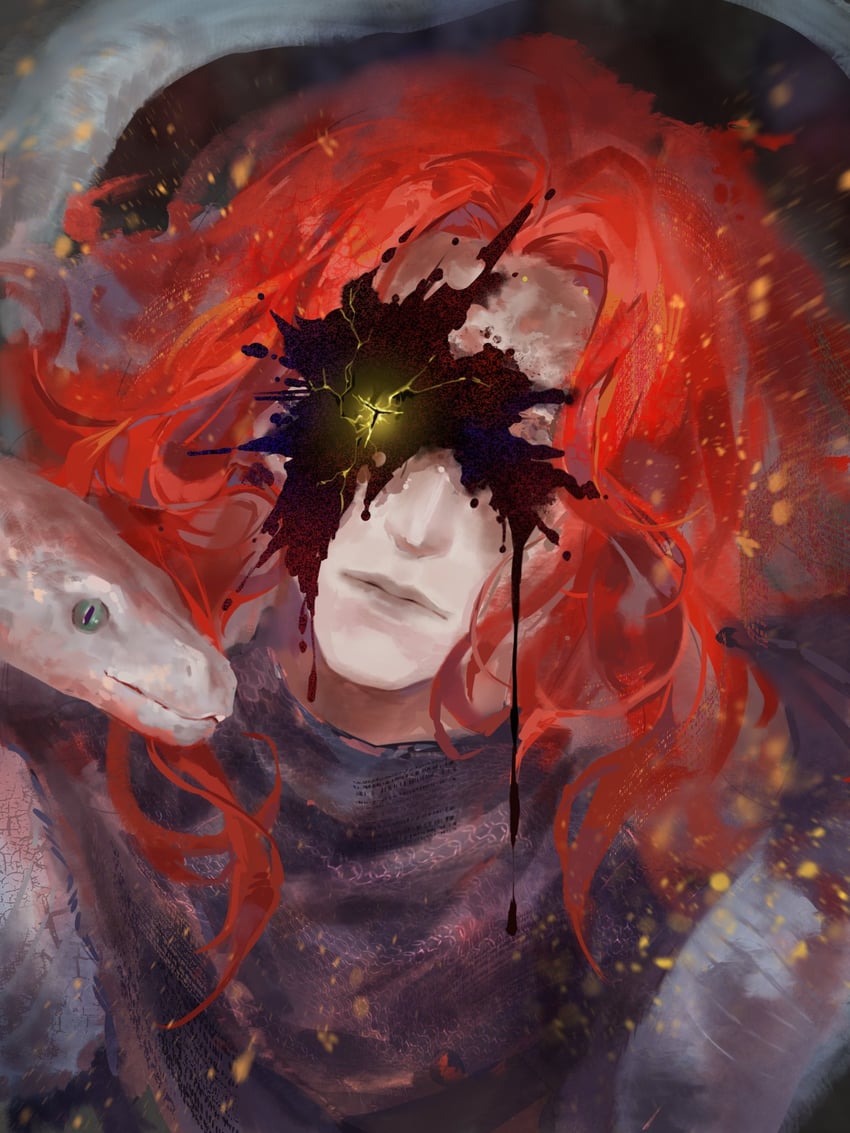 messmer the impaler (elden ring and 1 more) drawn by laozjiujiaolaoz