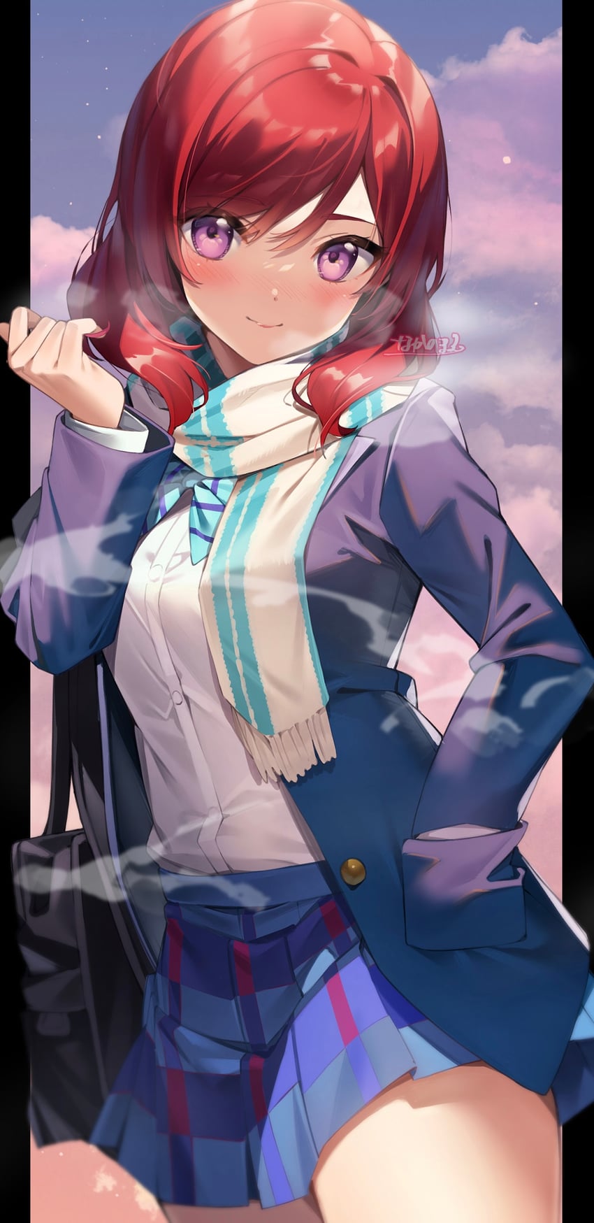 nishikino maki (love live! and 1 more) drawn by nakano_maru