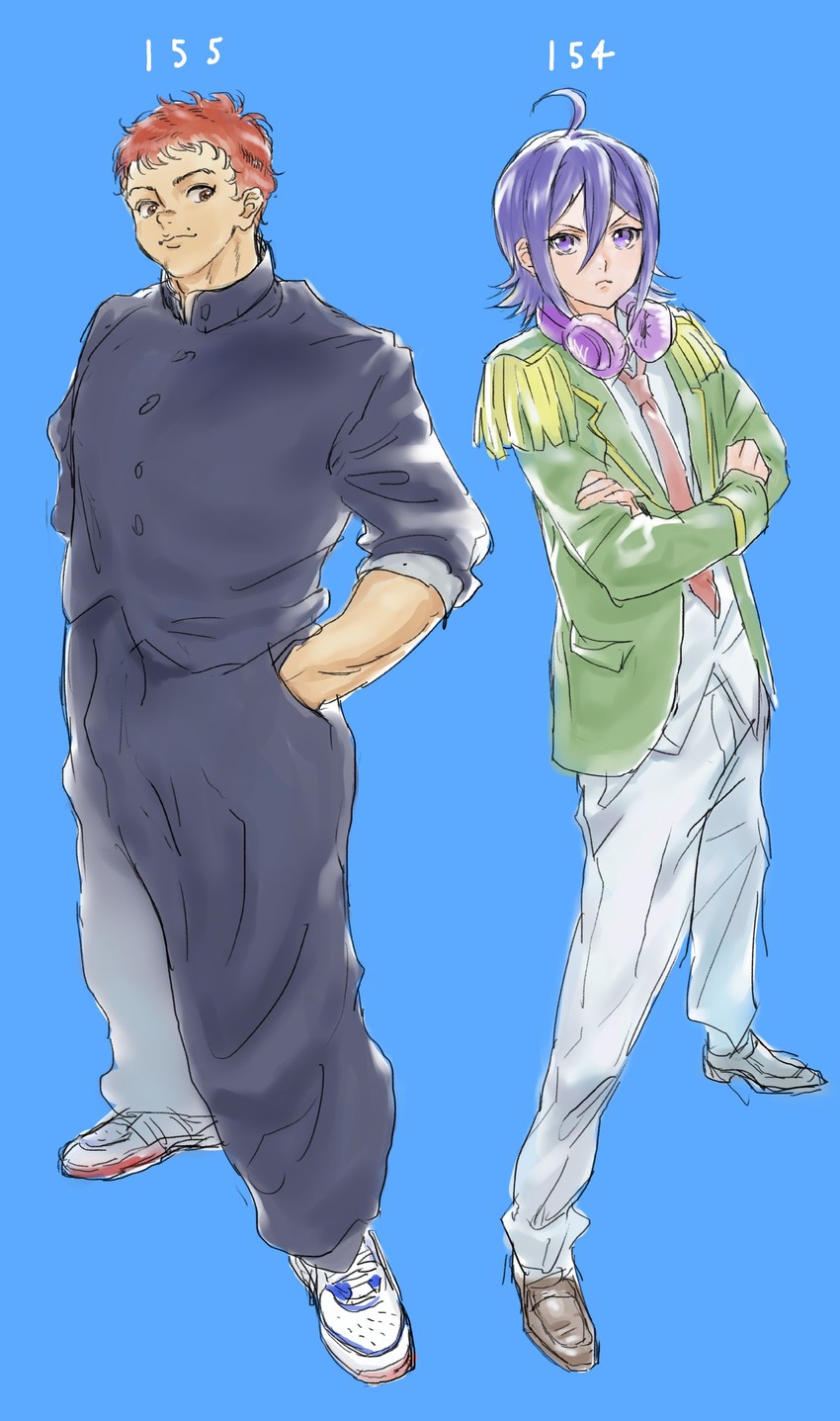 hanma baki and suzuno yuu (pretty series and 4 more) drawn by sabuko_(pooooo)