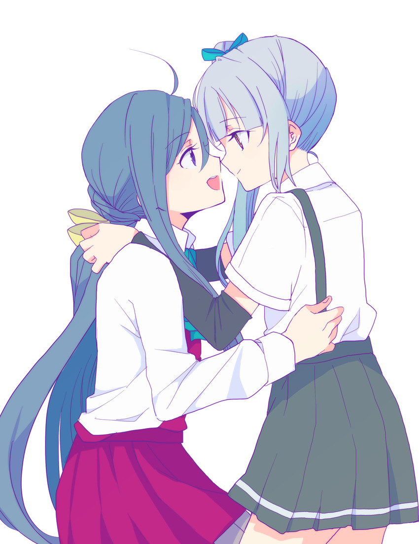 kasumi and kiyoshimo (kantai collection) drawn by ana_(tateana_juukyo)