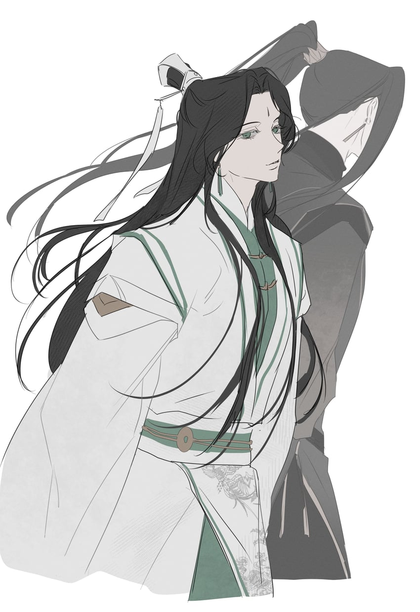 shi qingxuan and ming yi (tianguan cifu) drawn by ea_ateu