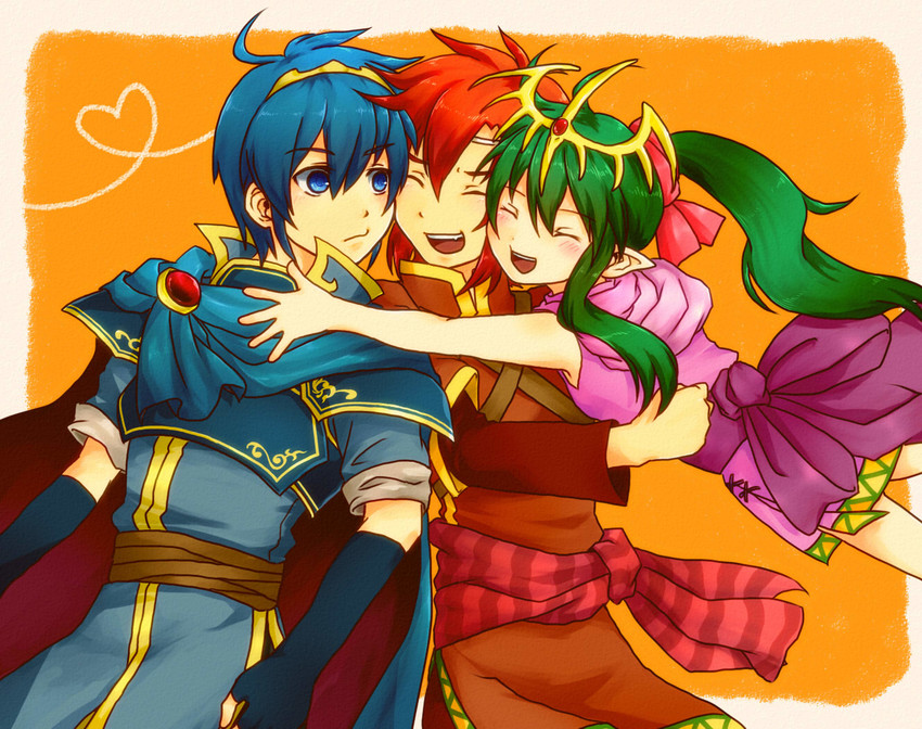tiki, marth, and xane (fire emblem and 2 more) drawn by kumakosion