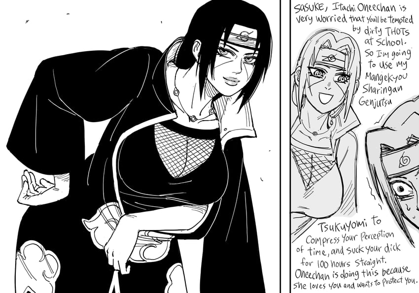 uchiha sasuke and uchiha itachi (naruto) drawn by bb_(baalbuddy)