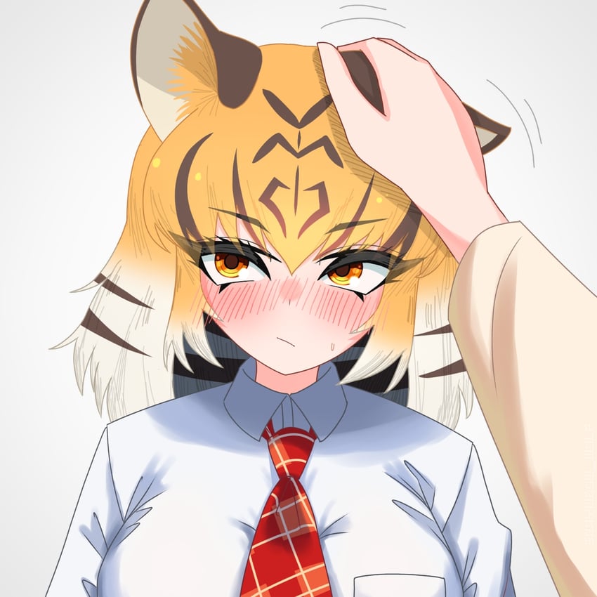 tiger (kemono friends and 1 more) drawn by nijiiro_(graynbow_wolf)