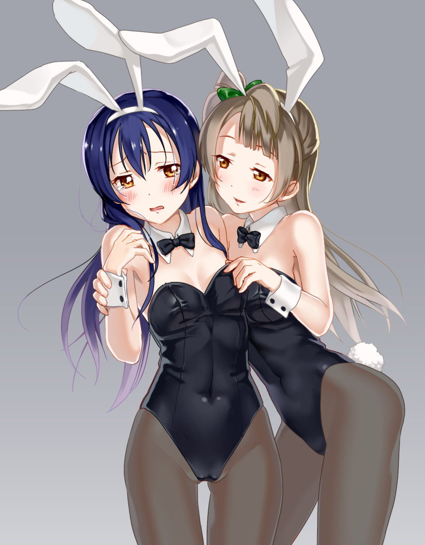 sonoda umi and minami kotori (love live! and 1 more) drawn by tomiwo
